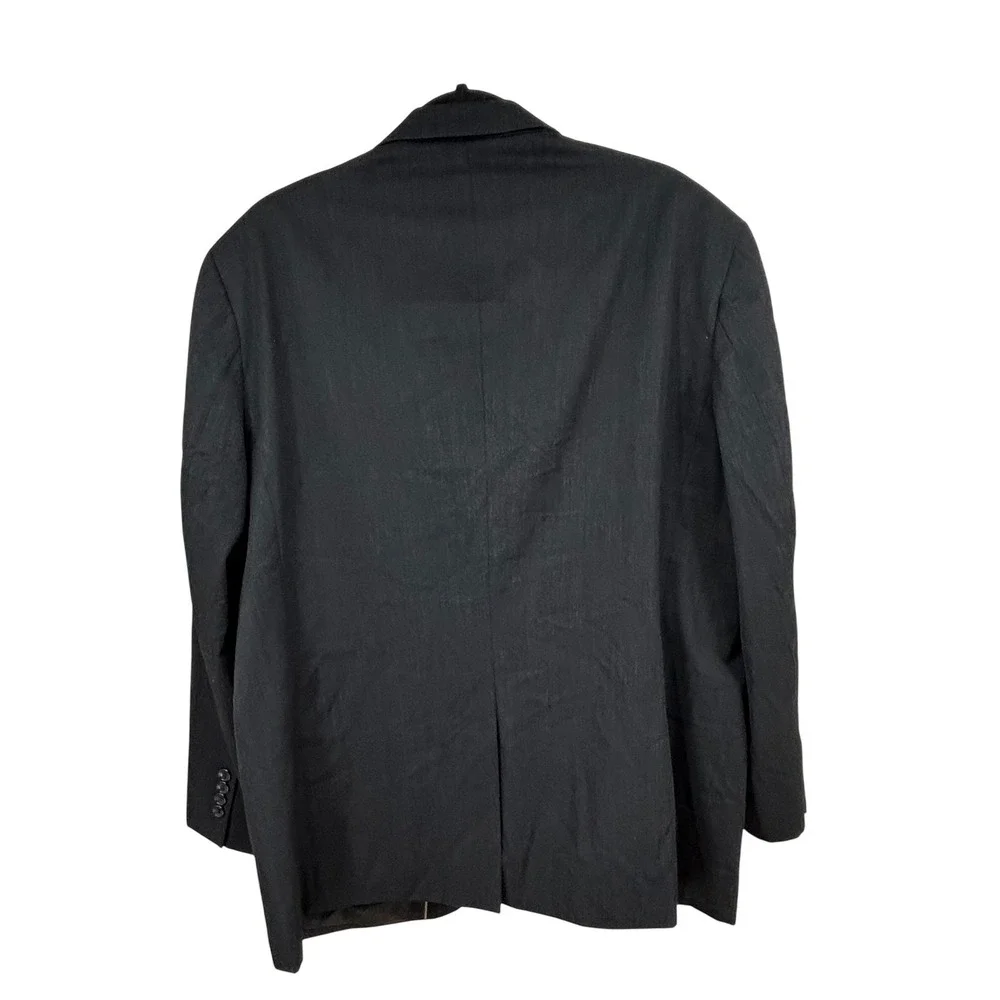 Gianni Celli‎ Mens Wool Blazer Sport Coat Charcoal Gray 46R